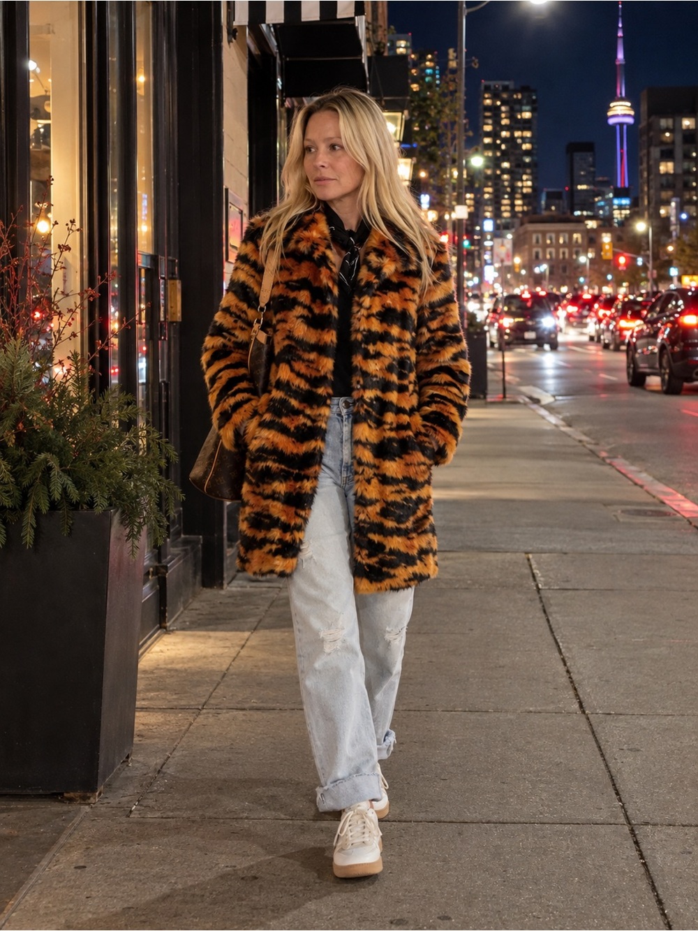 J Crew Faux Tiger Jacket